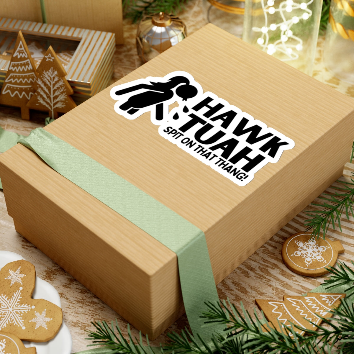Hawk Tuah -  Kiss-Cut Sticker
