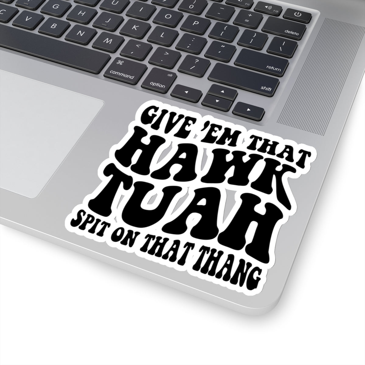 Give 'em that Hawk tuah spit on that thang - Sticker