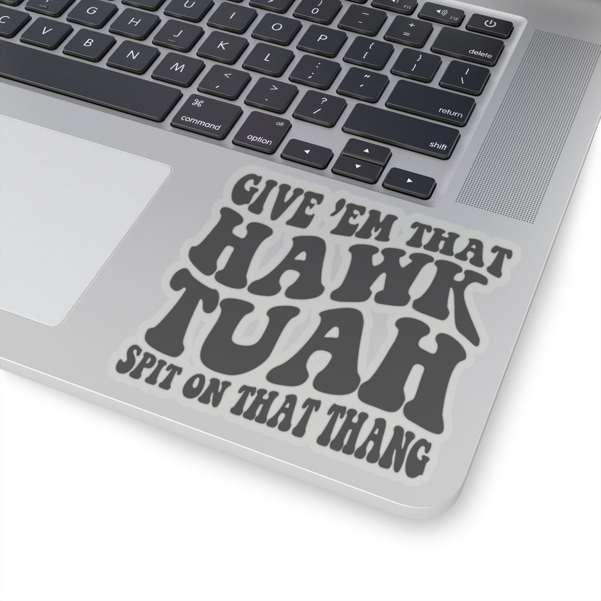 Give 'em that Hawk tuah spit on that thang - Sticker